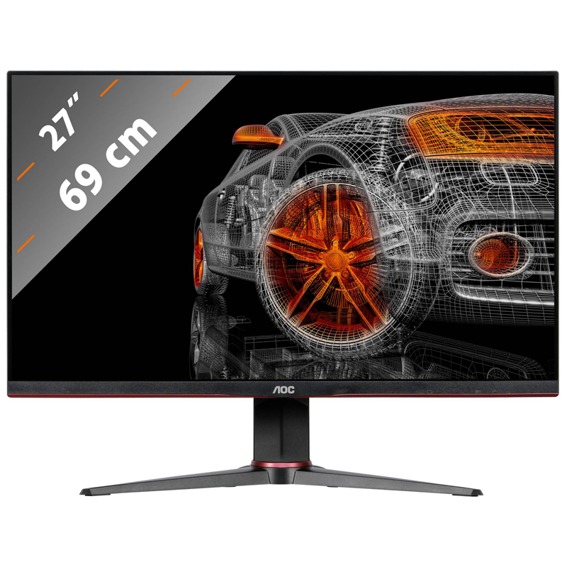 AOC Moniteur de jeu Q27G2U 27" 69 cm QHD 144 Hz