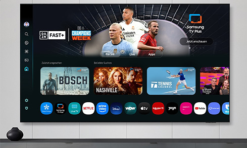 Damit brauchst du kein weiteres Abo mehr! Denn mit Samsung TV Plus kannst du lineares Fernsehen sowie On-demand-Content gratis sehen. ²