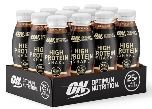 A tasty, ready-to-drink shake with 25 g protein per bottle, low in fat and free from added sugars. Convenient any time of day and best enjoyed chilled
