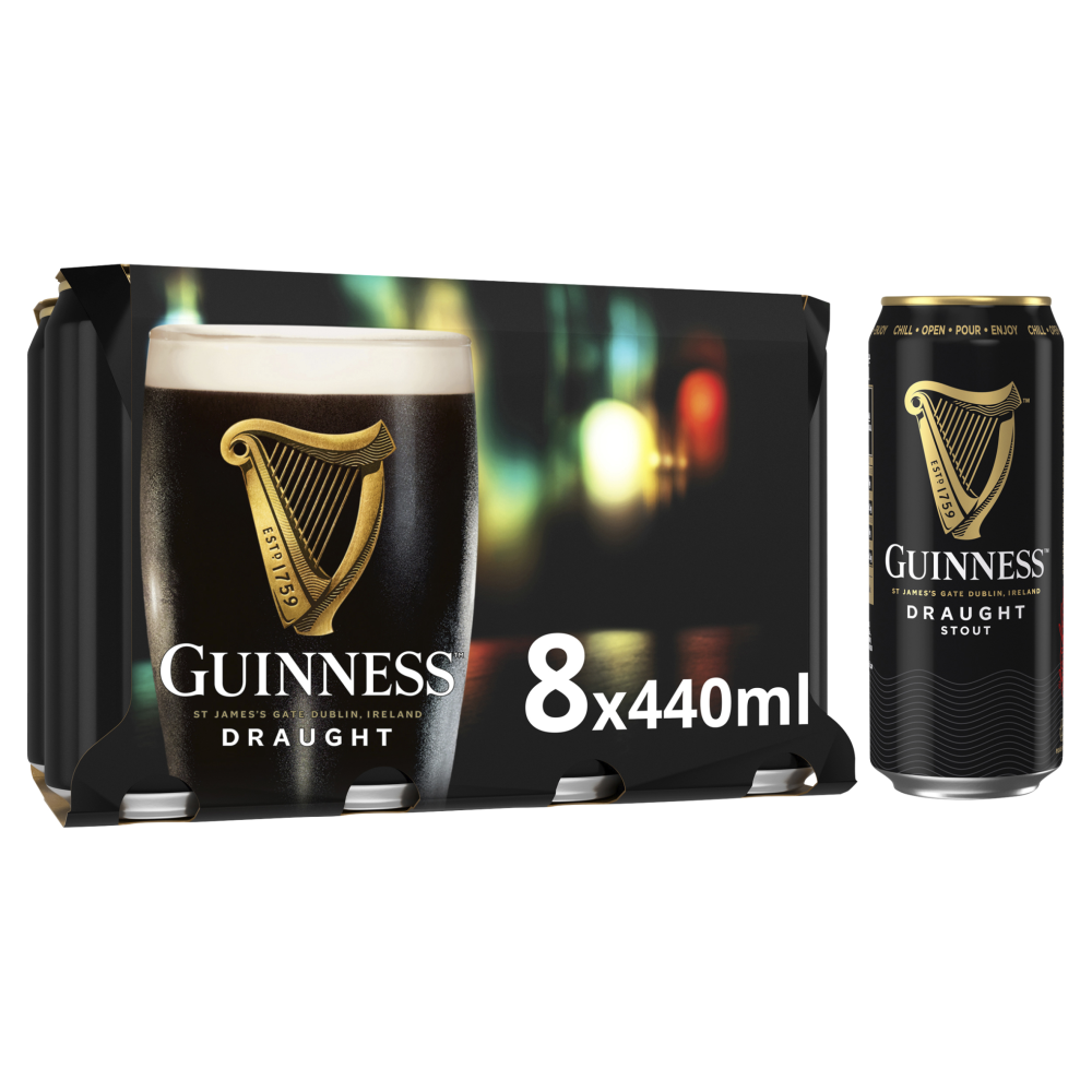 Guinness Draught Cans 8 X 440ml