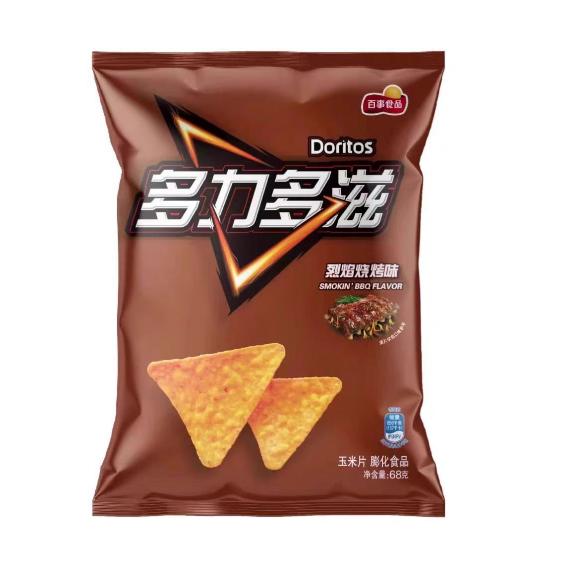 Doritos-cornflake BBQ flavour 68g 多力多滋-烈焰烧烤味68g