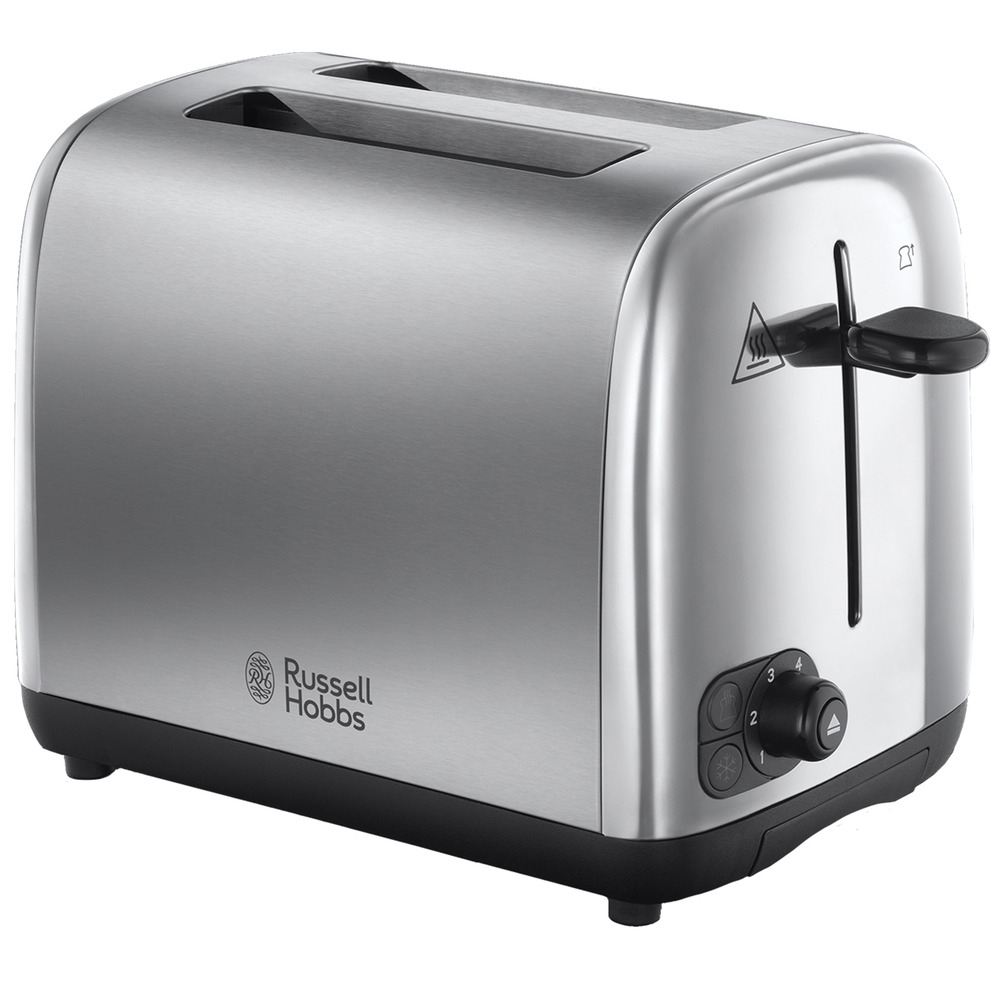 Russell Hobbs Classics 2 slice - Brushed/Polished, Fast Heat Up, Stylish - 24080