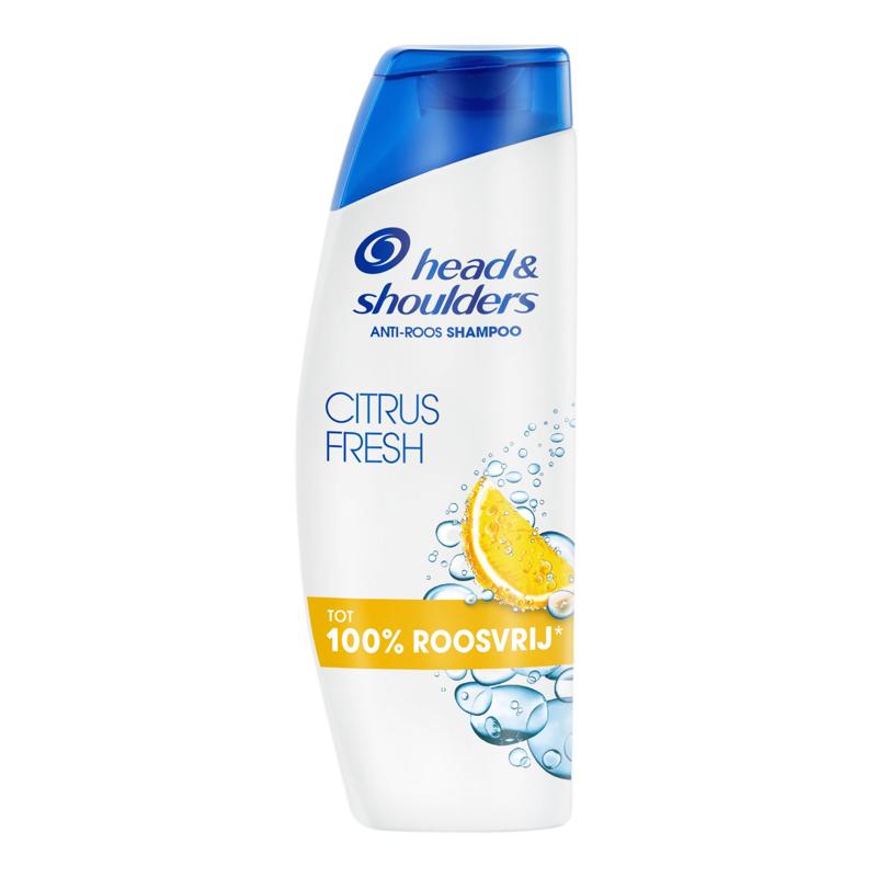 Head & Shoulders Citrus Fresh Anti-Roos Shampoo Voor Vet Haar 300ml. Dagelijks Gebruik