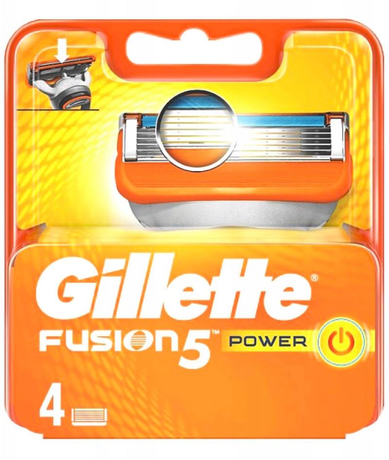 Gillette Lames de rasoir interchangeables Gillette Fusion 4 pièces