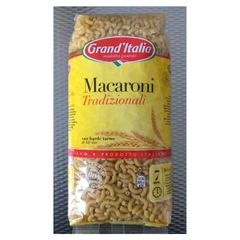 Grand'Italia Traditionele Macaroni 500 g
