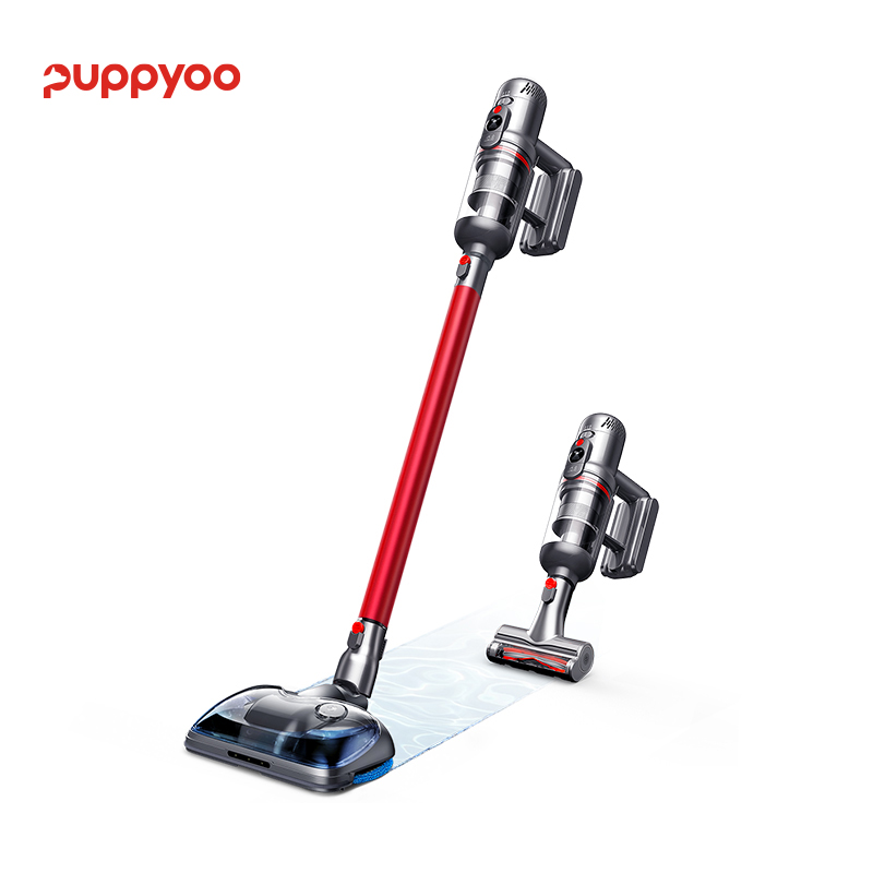 PUPPYOO Handstaubsauger für den Haushalt, 585 W, 185 AW, Akkulaufzeit: 70 Min.-Auto-12 Min.