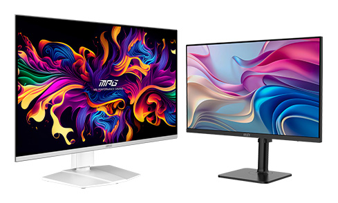 Gaming- und Business-Monitore von MSI für präzises Arbeiten und flüssiges Gameplay