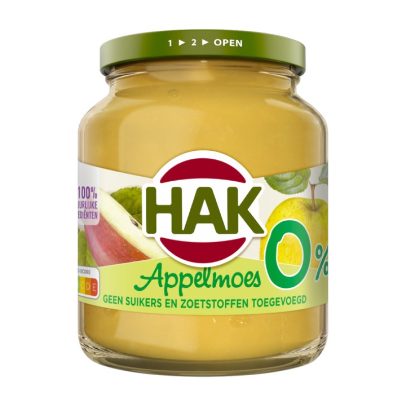 Hak 1/2 Apfelmus 0% 350g