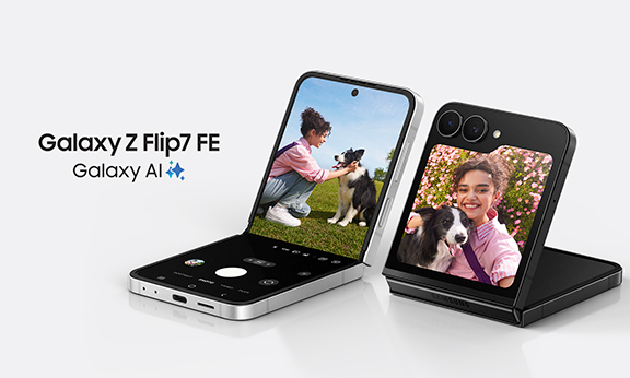 Notre nouveau smartphone pliable Galaxy Z Flip7 FE reprend le design historique des Z Flip, et tous les fondamentaux d'un smartphone haut-de-gamme. 