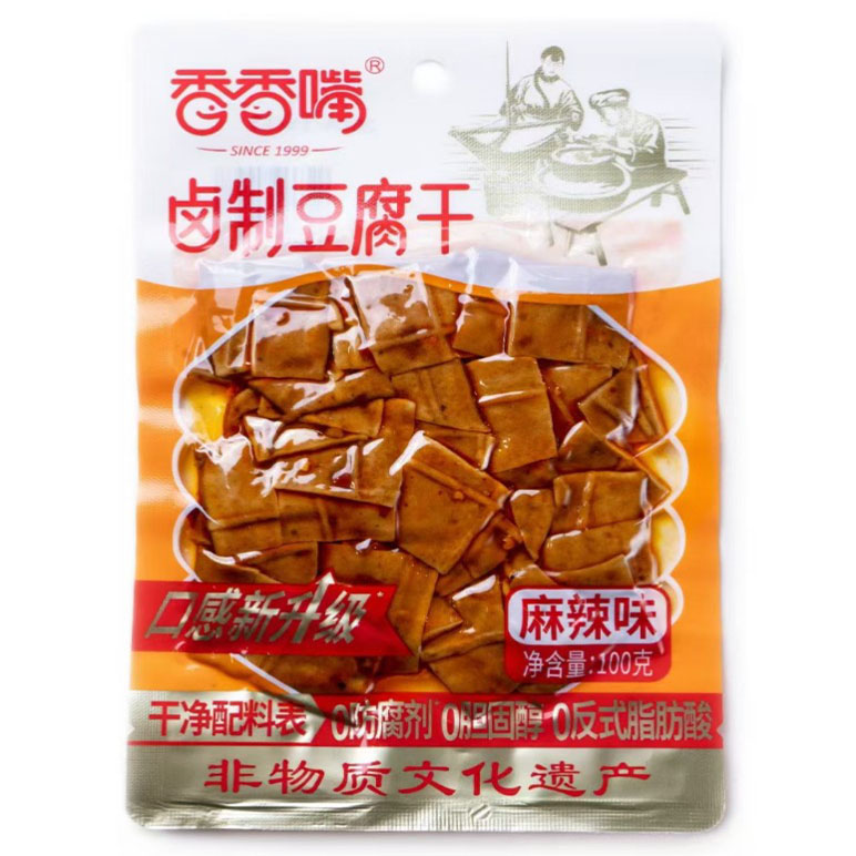 Xiangxiangzui Pittige Gedroogde Tofu 100g