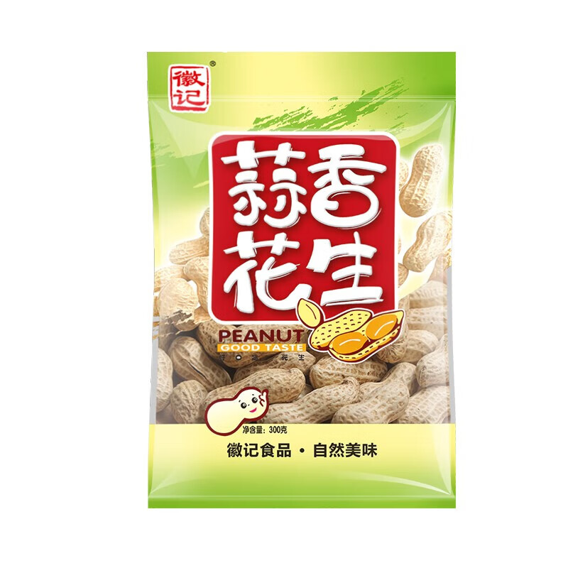 HUI JI Knoflook Pinda's 300g