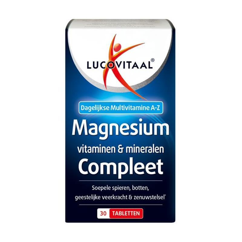 Lucovitaal Magnesium, Vitamins & Minerals Complete 30 pcs