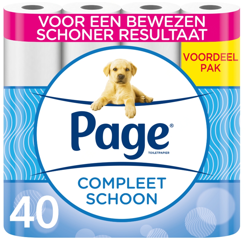 PAGE Complete Clean - Toilet Roll - 40 Rolls