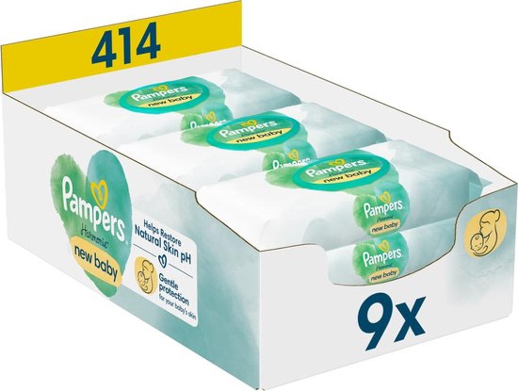 Pampers Harmonie New Baby Wipes 9 * 46 sheets New Baby 9*46