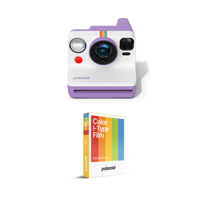 Polaroid Now Gen 3 Paars + Kleurfilmbundel (8 Foto's)