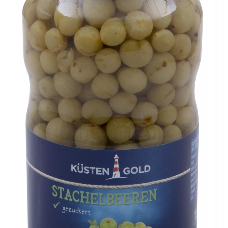 Küstengold Stachelbeeren gezuckert 720 ml