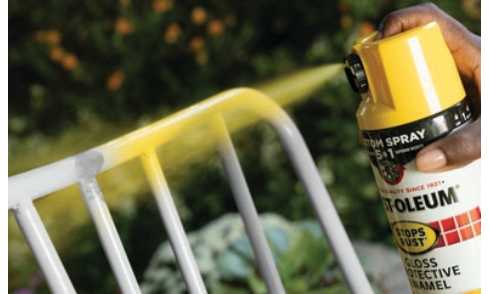 Spray paint designed for smooth coverage and quick drying on a wide range of indoor and outdoor surfaces.