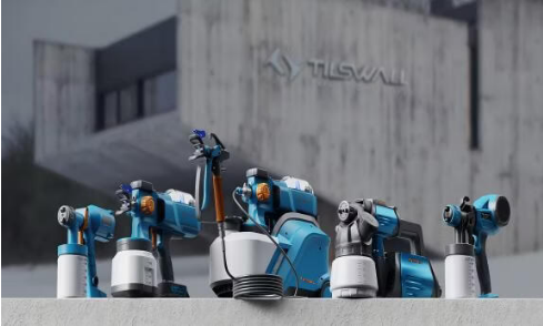 Präziser HVLP Farbsprüher mit ergonomischem Design, für gleichmäßiges, sauberes Sprühen auf Möbel, Wände und DIY-Projekte – professionelle Qualität zu