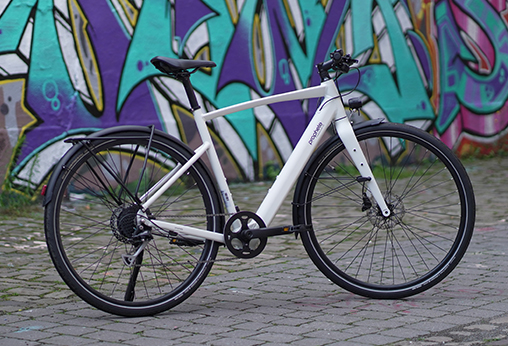 Design en functionaliteit verenigd in de Prophete Urban E-Bikes. Voor dagelijkse ritten in de stad zonder moeite en met stijl.