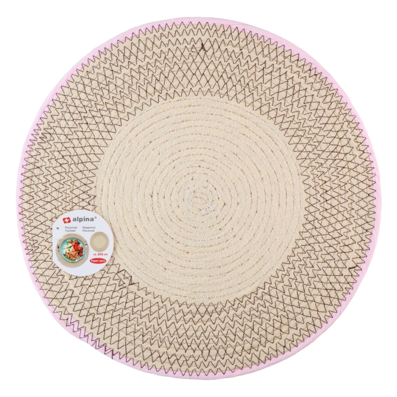 Placemat paper yarn dia 38cm