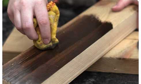 Wood finish designed to protect and improve appearance. 