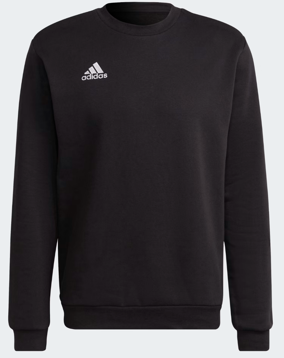 Adidas Entrada 22 Crew Neck Sweatshirt in Black