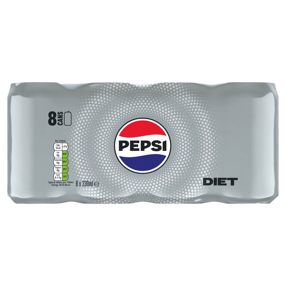 Pepsi Diet 8 X 330ml