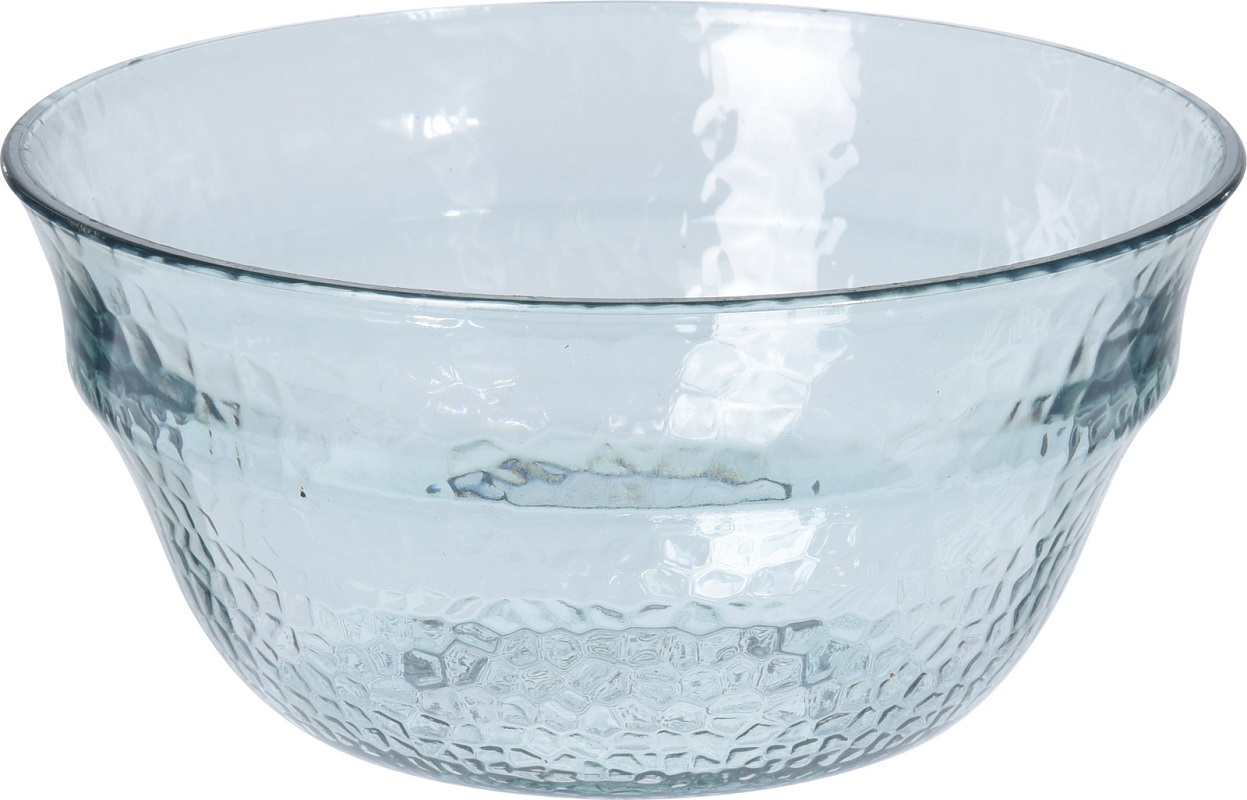 Bol en plastique transparent extra large 900 ml D16 x 8 cm Bleu clair