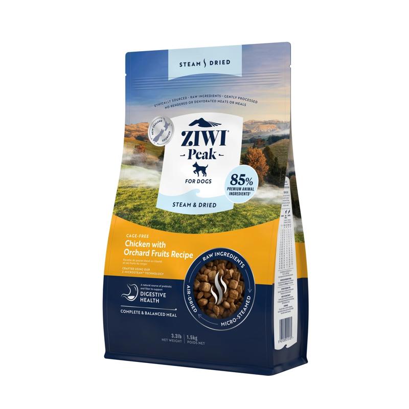 Ziwi Peak chien vapeur&séché poulet 1,5kg