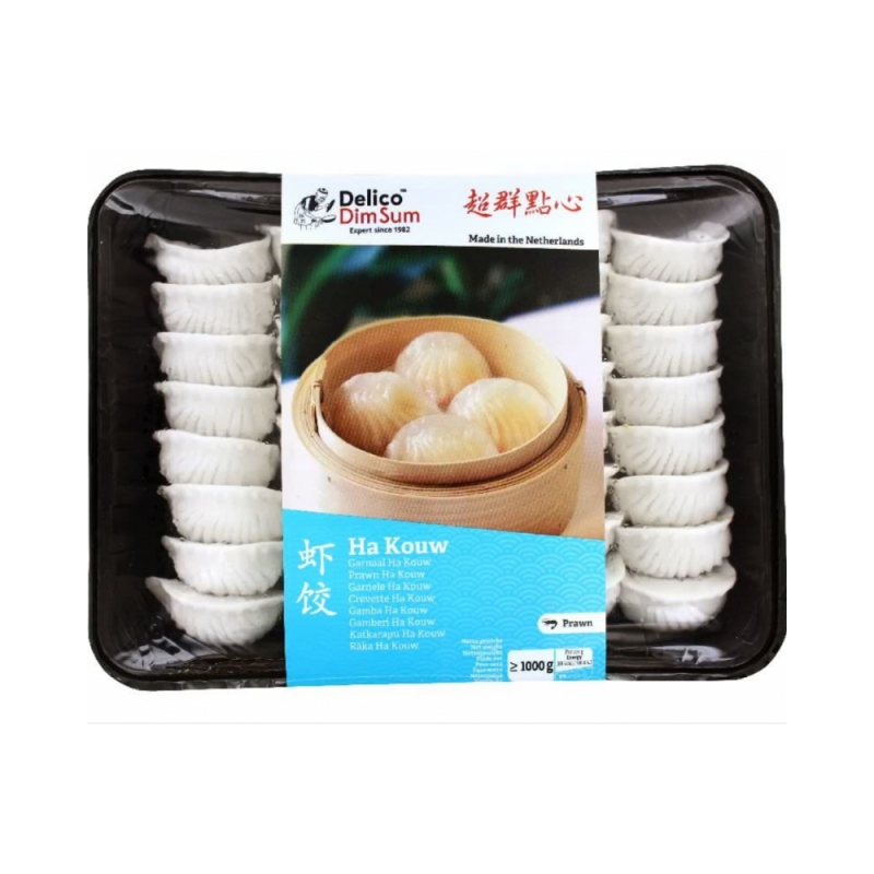Delico Chaoqun Dim Sum Garnalen Dumplings (Grote Doos) 1000g