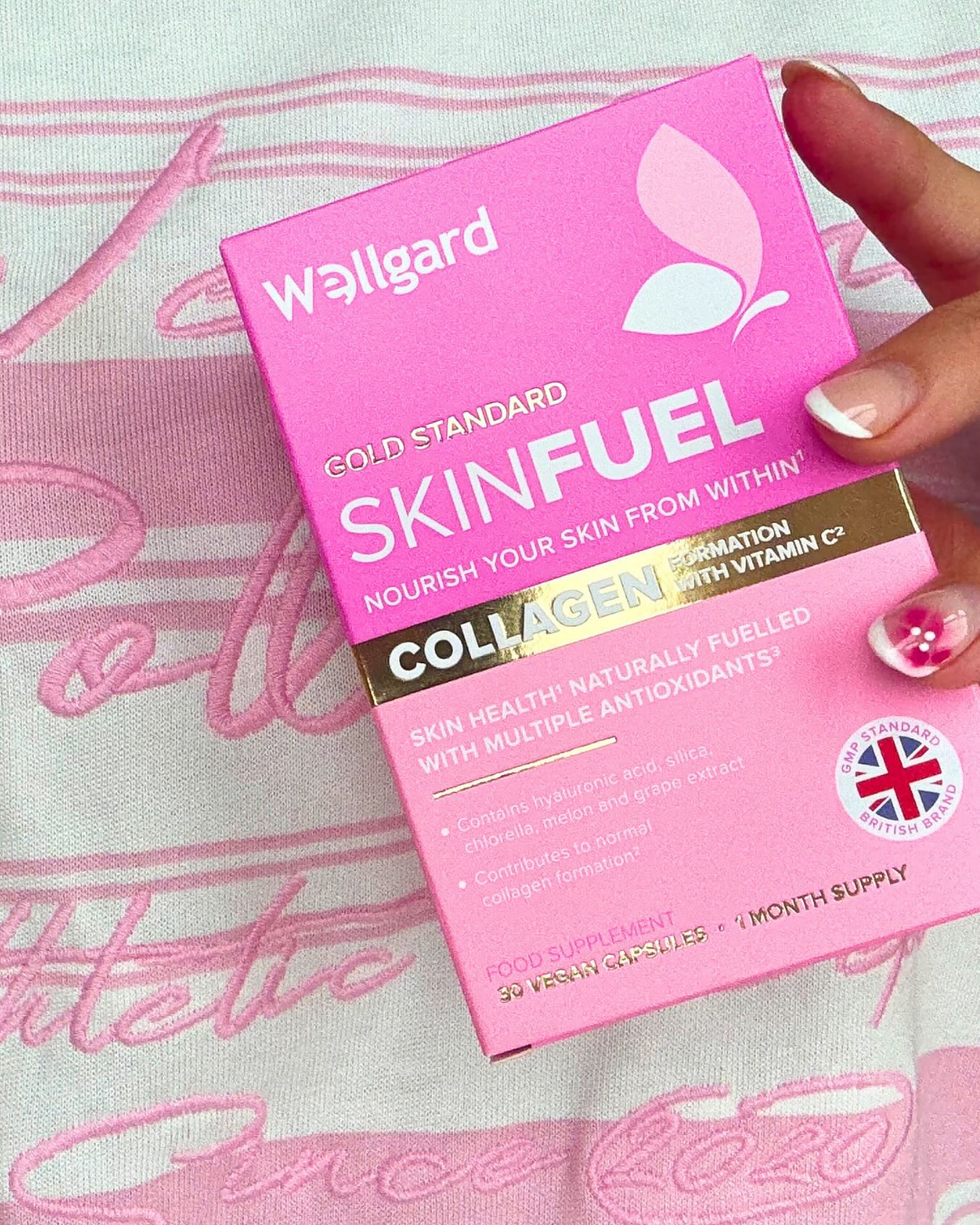 A vegan formula designed to nourish skin from within. Skin Fuel supports collagen formation, hydration, and overall complexion health, helping your sk