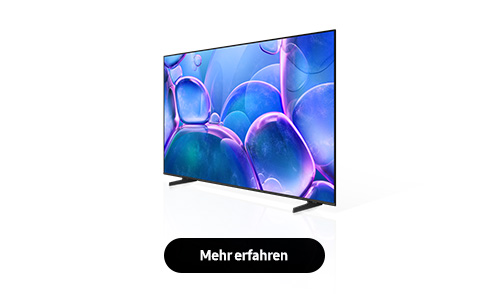 Genieße ein kristallklares Fernseherlebis mit lebendigen Farben und starken Kontrasten in einem zeitlosen elegantem Design. Tauche mit deinem Crystal UHD TV und deiner Sounbar in eine neue Harmonie.