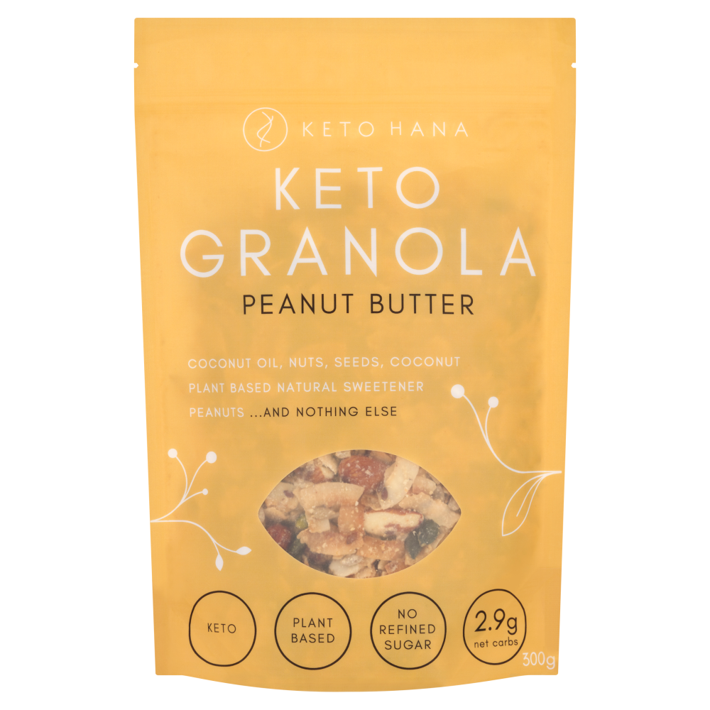 Keto Hana Peanut Butter Keto Granola 300g