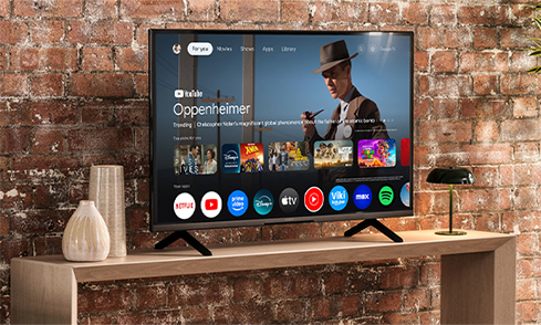 4k LED TV met Google TV voor dagelijks kijkplezier