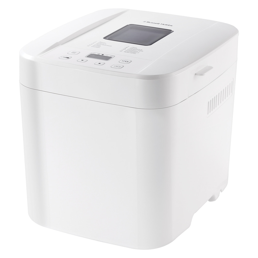 Russell Hobbs Breadmaker, White, Non Stick, Stylish - 27260