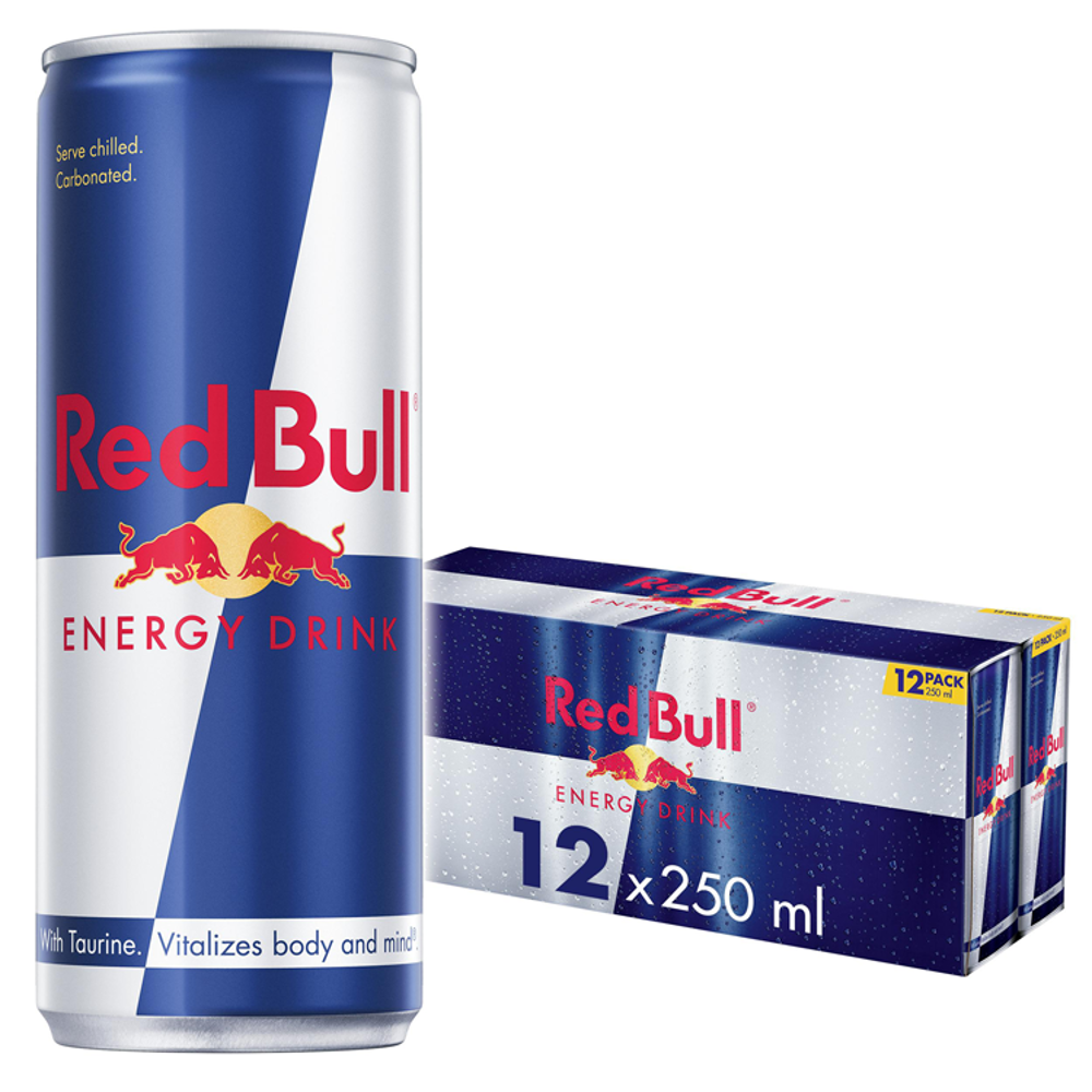Red Bull Energy Drink 12 X 250ml