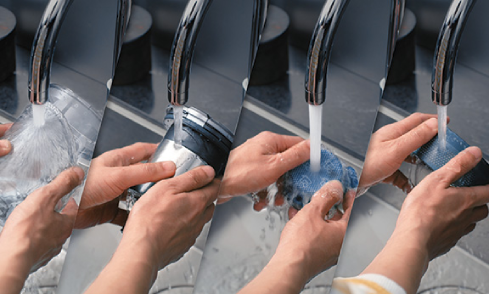 Der ganze Staubbehälter (0,8 Liter) inklusive des Multi Cyclon Systems ist komplett auswaschar, sodass du ihn gründlich säubern kannst.