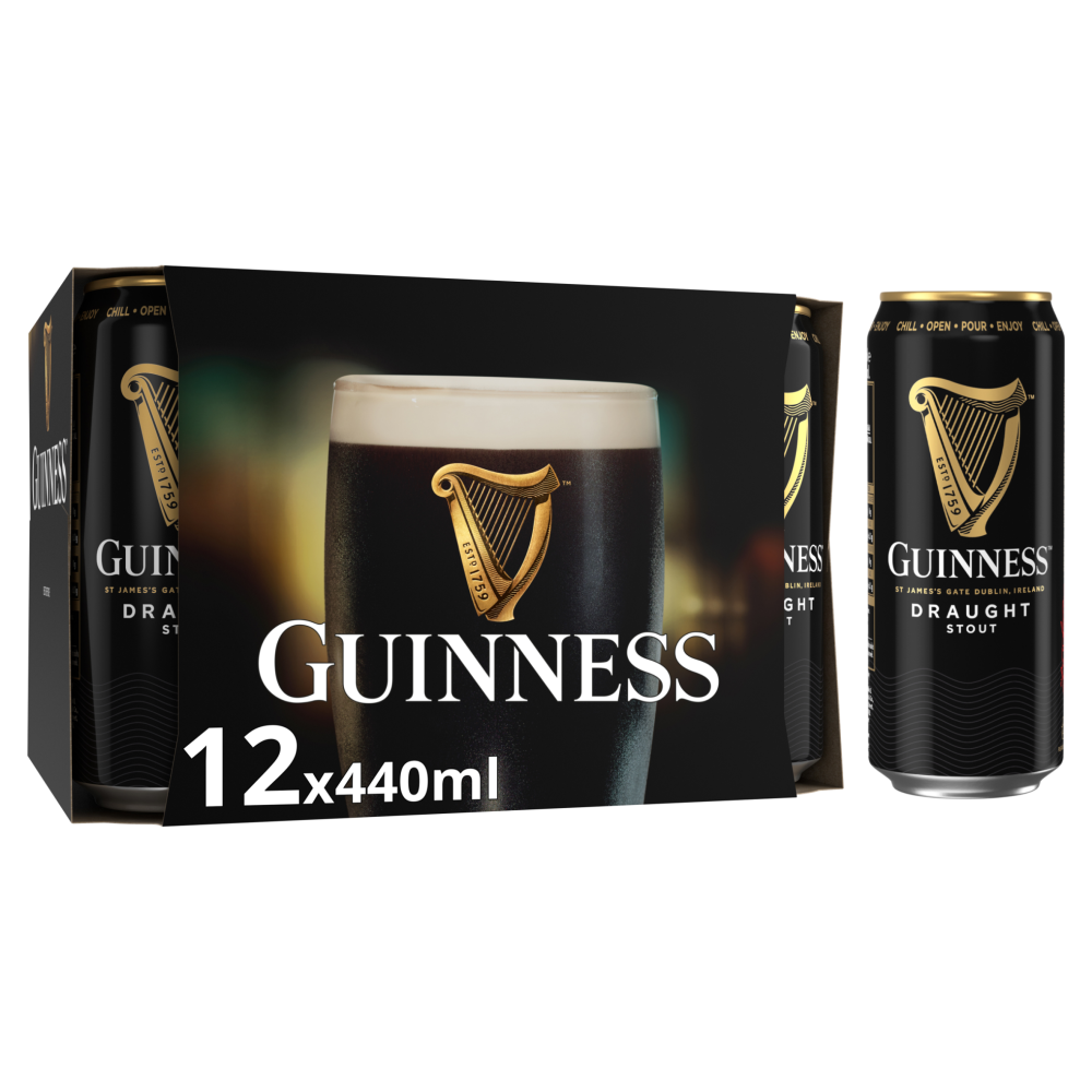Guinness Draught Cans 12 X 440ml