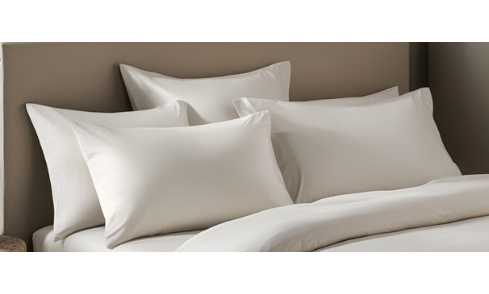 Supportive cushion designed to cradle your head and neck for restful, comfortable sleep.