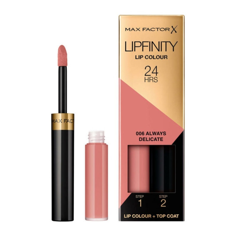 Max Factor Lipstick - Lipfinity 006 Always Delicate