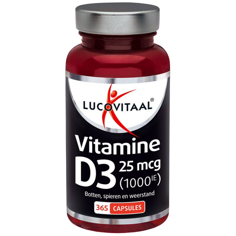 Lucovitaal Vitamine D3 25 mcg (1000 IE) 365 stuks