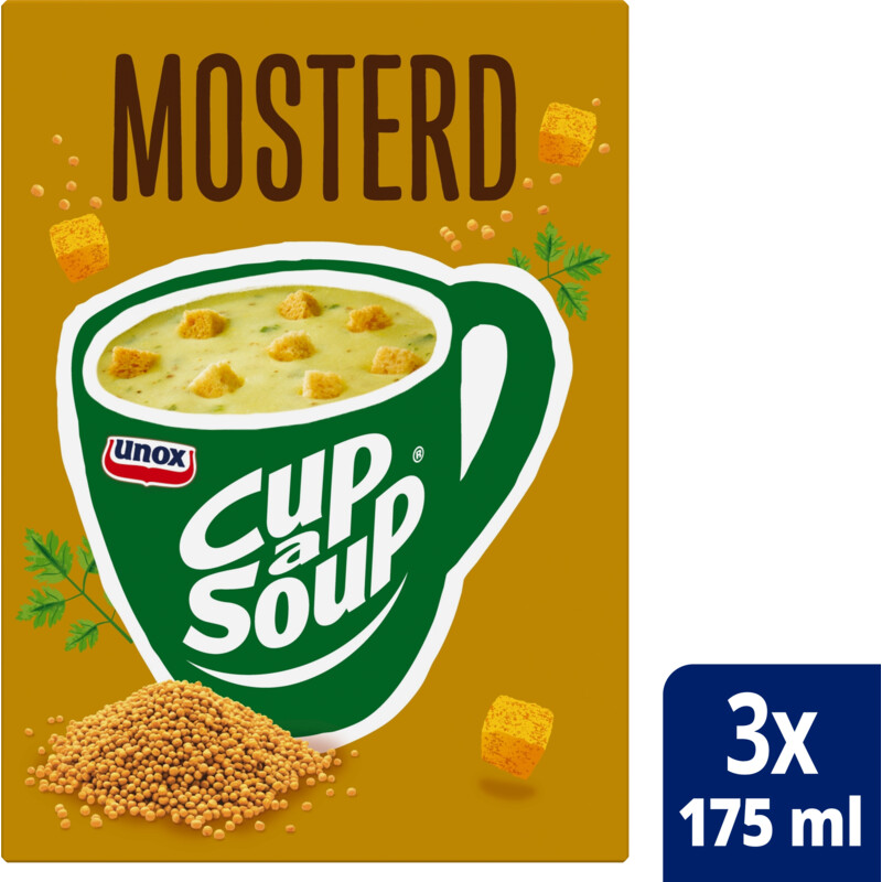 Unox CAS Mustard 3X175ml