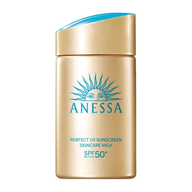 Anessa Shiseido Anessa Perfect UV Skin Care Milk SPF50+ PA++++ 60ml Waterproof Small Gold Bottle