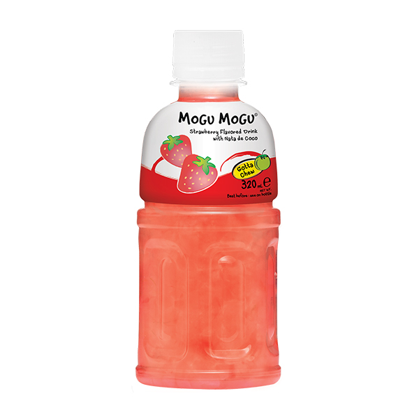 Mogu Mogu Nata De Coco Drink Strawberry Flavour 320ml