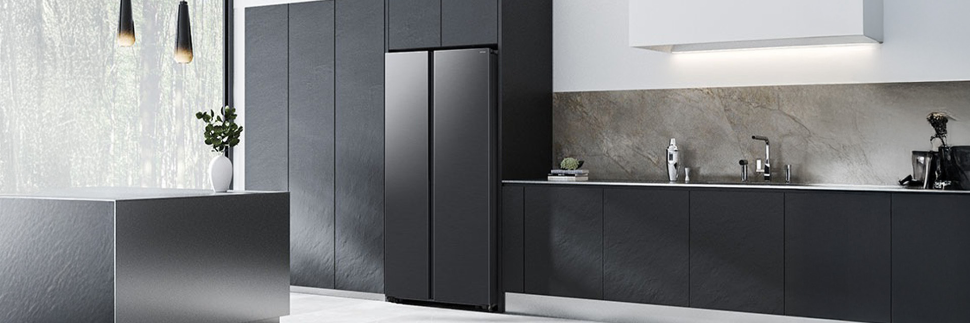 Bring etwas frischen Wind in deine Küche - mit einem Kühlschrank, der sich nahtlos in deine Küche einfügt und mit anderen Geräten stilvoll harmoniert.