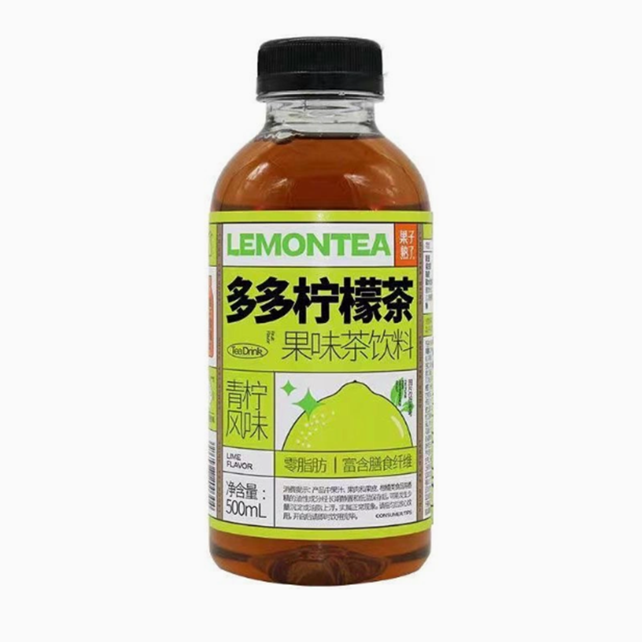 BERRYRIPE Lemon tea (Lime flavour) drink 500ml 果子熟了多多柠檬茶青柠风味500ml