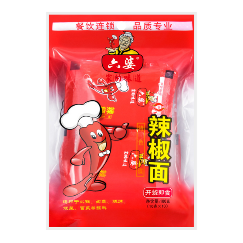 LIU PO  chili poeder 100g (10*10g)