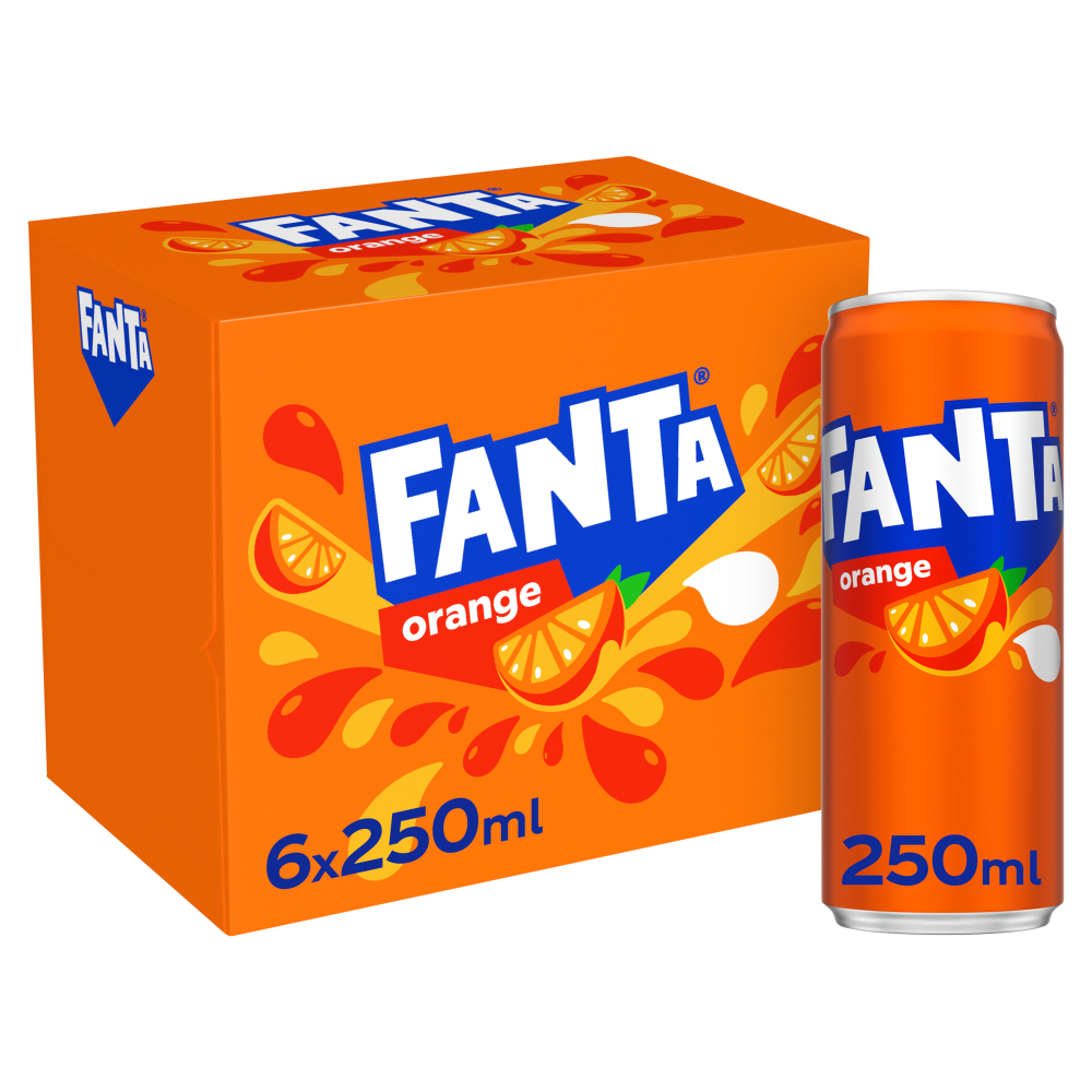 Fanta Orange 6 X 250ml