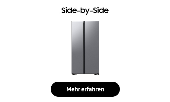 Side-by-Sides bieten viel übersichtlichen Platz, um Lebensmittel zu kühlen und einzufrieren.