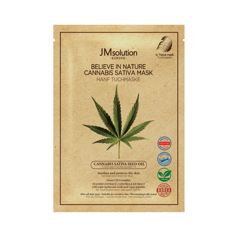JMsolution Europe Believe in Nature Cannabis Sativa Mask
